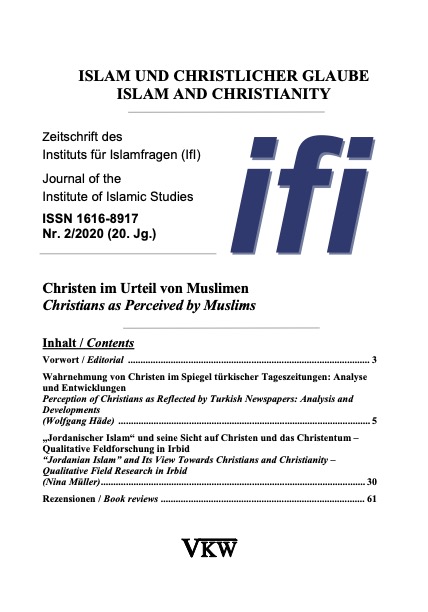 Islam and Christianity • No. 2/2020 (20. Jg.)